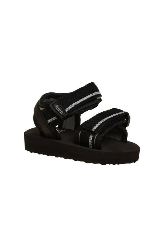 Beverly Hills Polo Club Toddler Sport Sandals for Little Boys Is A Perfect Pick for Family Outings, Black  Grey, 10