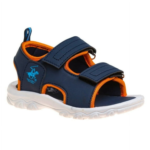 Beverly Hills Polo Club Unisex Double Strap Summer Outdoor Athletic Sport Sandals (Toddler Boys)