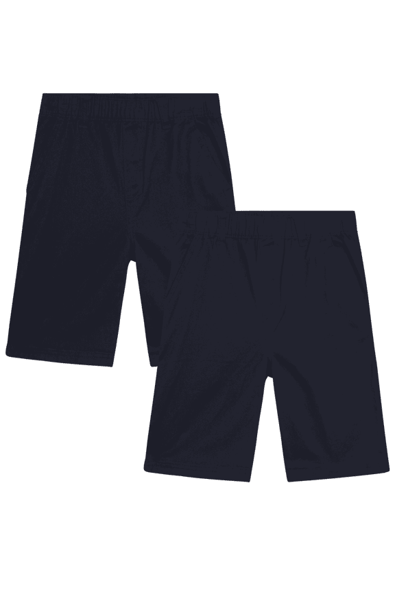 Versatile Cotton/Spandex School Shorts 2 Packs(Boys)