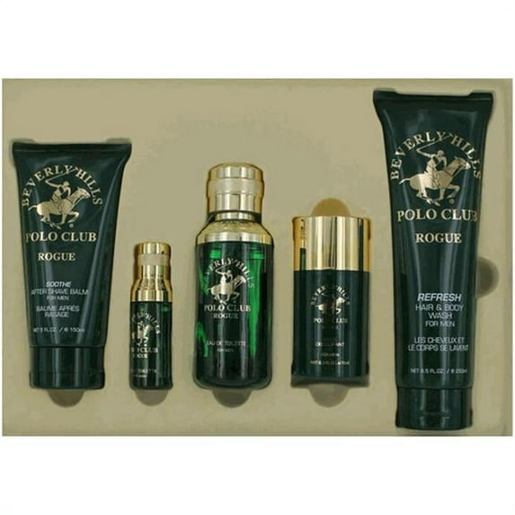 Beverly Hills Polo Club amgpcbhr5 Rogue Gift Set for Mens, 5 Piece