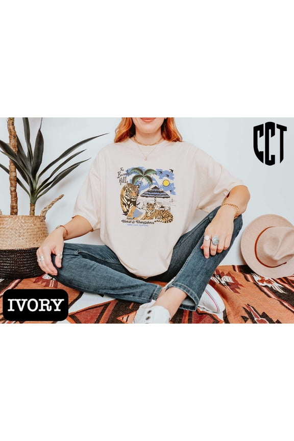 The Beverly Hills Shirt, Hotel T-shirt, Summer Shirt, Girls Trip Shirt, Beachy Shirt, Summer Aesthetic, LA Gift, Beverly Hills California TSHIRT All Size S-5XL