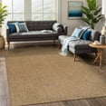 thumbnail image 1 of Beverly Rug Easy Jute Outdoor Indoor Non Shedding Easy-Cleaning Rug Squared Natural 5x7, 1 of 9