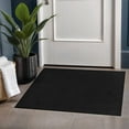 thumbnail image 1 of Beverly Rug Fluffy Modern Ultra Soft Plush Non Slip Easy Shag Indoor Area Rug Black 2x3, 1 of 9