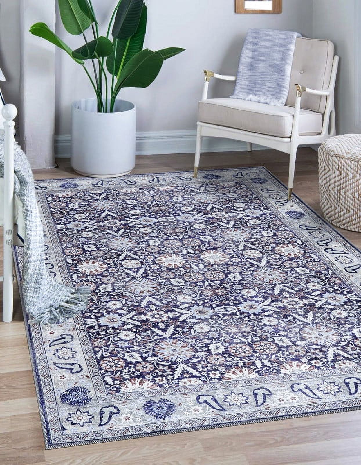 Antep Rugs Kashan King Collection 506 Floral Polypropylene Indoor Area