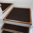 thumbnail image 1 of Beverly Rug Indoor Landing Mat Washable Non Slip Rug Stair Step Brown 31" x 31", 1 of 7