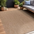 thumbnail image 1 of Beverly Rug Indoor/Outdoor Area Rugs, Waterproof Patio Porch Garden Carpet, Jute Beige, 5'x7', 1 of 8