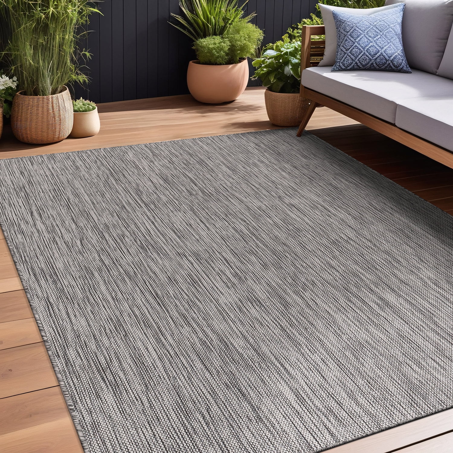 Beverly Rug Indoor/Outdoor Area Rugs for Yard, Deck, Outside ...
