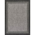 thumbnail image 1 of Beverly Rug Indoor/Outdoor Area Rugs, Waterproof Patio Porch Garden Carpet, Silver Gray, 9'x12', 1 of 8