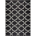 thumbnail image 1 of Beverly Rug Indoor Outdoor Reversible Plastic Area Rug - 5x7 - Black / White, 1 of 7