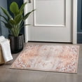 thumbnail image 1 of Beverly Rug Machine Washable Easy Cleaning Indoor Non-Slip Rugs Pink / Cream 2'x3', 1 of 9