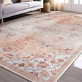 thumbnail image 1 of Beverly Rug Machine Washable Easy Cleaning Indoor Non-Slip Rugs Pink / Cream 8'x10', 1 of 9