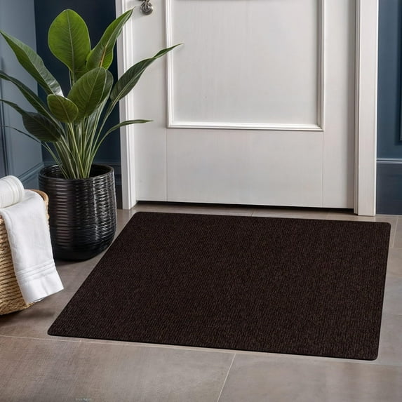 Beverly Rug Non-Slip Machine Washable 2 x 3 Brown Indoor Area Rugs