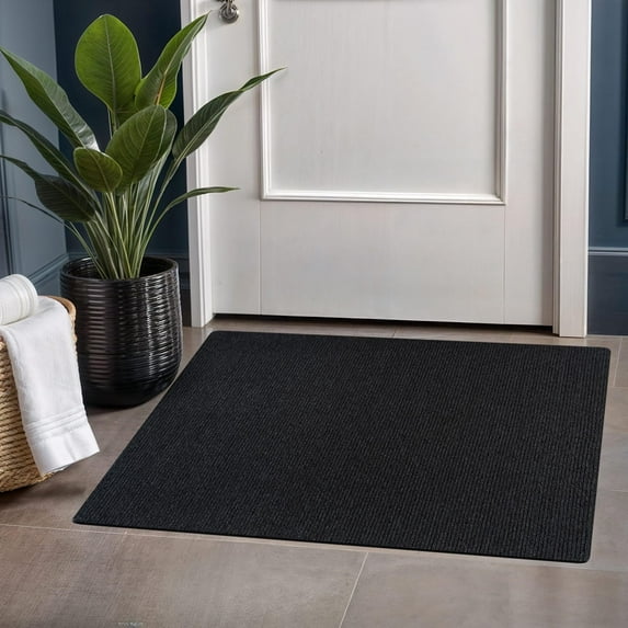 Beverly Rug Non-Slip Machine Washable 2 x 3 Dark Gray Indoor Area Rugs