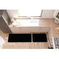 thumbnail image 1 of Beverly Rug Non-Slip Machine Washable 2PC Set Black Indoor Area Rugs, 1 of 8