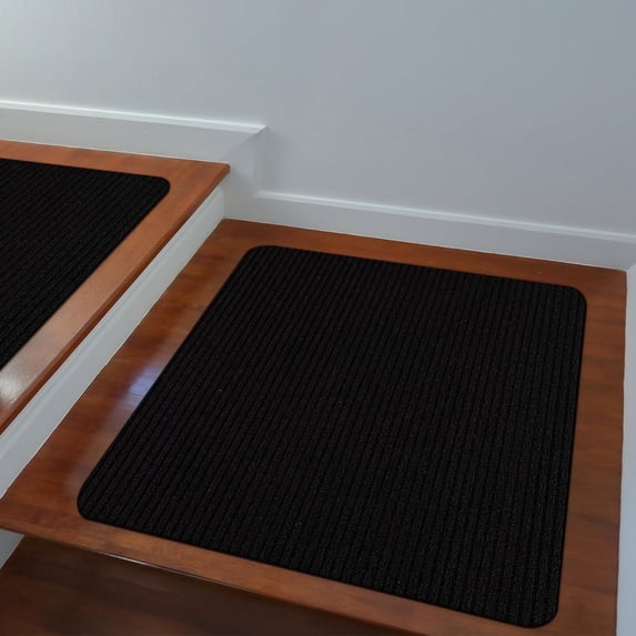 Beverly Rug Non-Slip Machine Washable 3 x 3 Black Indoor Area Rugs