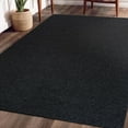 thumbnail image 1 of Beverly Rug Non-Slip Machine Washable 3 x 3 Dark Gray Indoor Area Rugs, 1 of 9