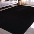 thumbnail image 1 of Beverly Rug Non-Slip Machine Washable 3 x 5 Black Indoor Area Rugs, 1 of 8