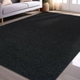 thumbnail image 1 of Beverly Rug Non-Slip Machine Washable 8 x 10 Dark Gray Indoor Area Rugs, 1 of 8