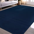 thumbnail image 1 of Beverly Rug Non-Slip Machine Washable 8 x 10 Navy Indoor Area Rugs, 1 of 9