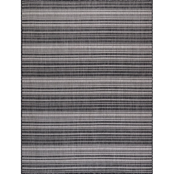 Beverly Rug Outdoor Area Rug 5' x 7' Patio, Porch, Garden Gray