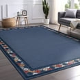 thumbnail image 1 of Beverly Rug Outdoor / Indoor Area Rugs Patio Porch Garden Carpet Bordered/Blue 8x10, 1 of 9