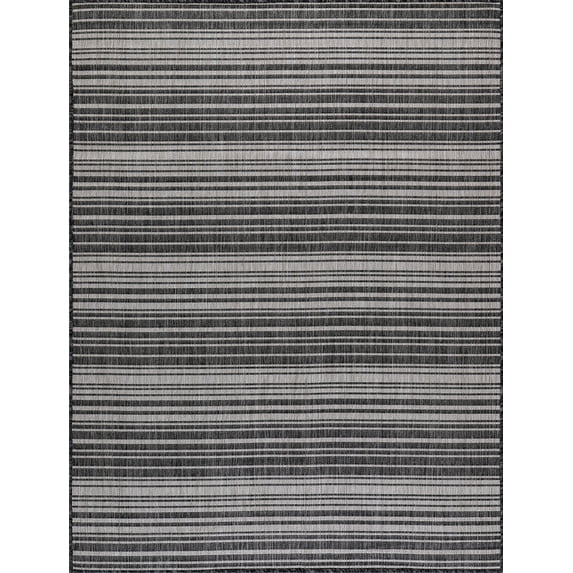 Beverly Rug Outdoor Rug 8' x 10' Patio, Porch, Garden Gray