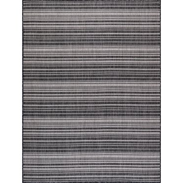 Beverly Rug Polypropylene Outdoor/Indoor Area Rug, Patio Porch Garden ...