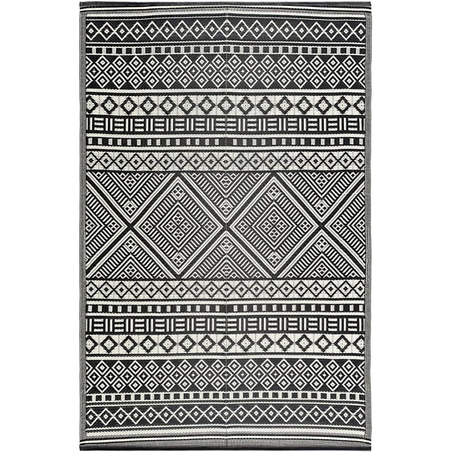 Beverly Rug Outdoor Rugs 8x10 Waterproof Boho Reversible Plastic Straw