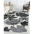 thumbnail image 1 of Beverly Rug Runner Rug for Hallway Indoor Area Rug Dark Gray Off White 2' x 7', 1 of 8