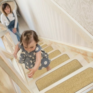 Seloom Carpet Stair Treads Indoor Non Slip Stair Rugs/Covers Rubber Ba