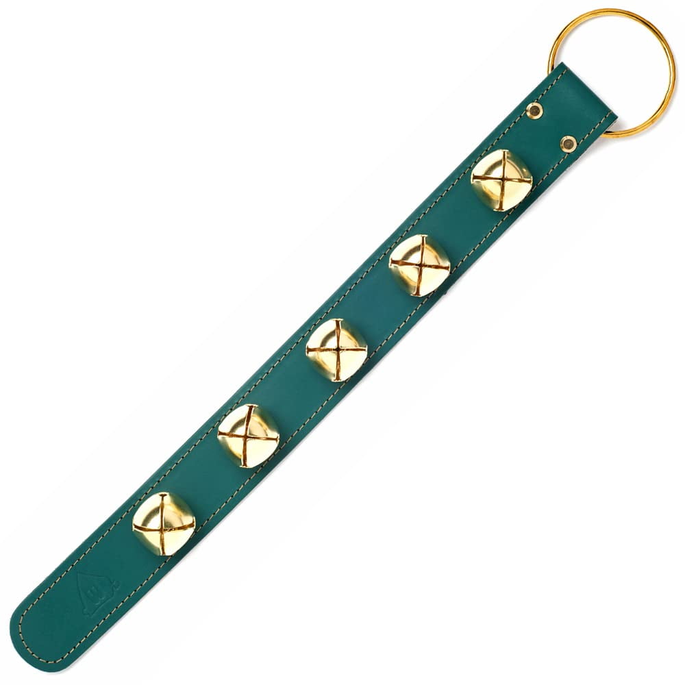 Bevin Bells Leather Sleigh Bell Strap | Five (1 ½”) Bells Bevin Bells Leather Sleigh Bell Strap | Five (1 ½”) Bells