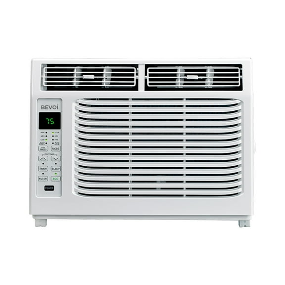 Bevoi BEV05WiNMiD 5,000 BTU Window Air Conditioner with Remote 115V 15A in White