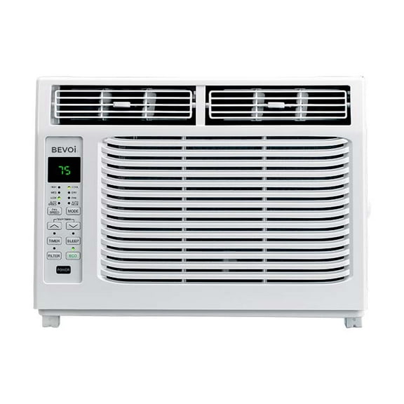 Bevoi BEV06WiNCC 6,000 BTU EasyCool Window Air Conditioner with Remote 115V 15A in White