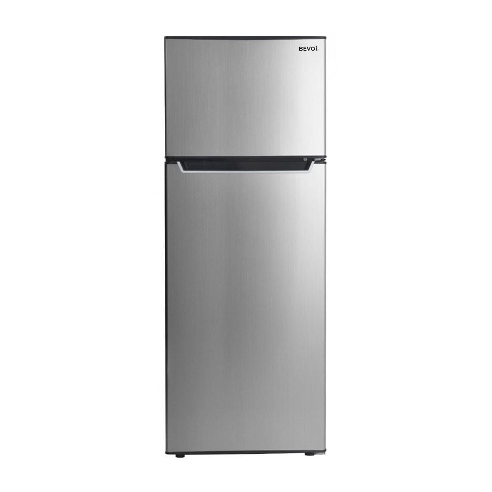 Bevoi BVIREF7SS 7.3CF Top Freezer Apartment Size Refrigerator in Stainless Steel