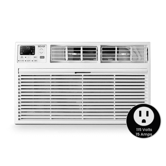 Bevoi TBEVTTW121C 12,000 BTU Through The Wall Air Conditioner Cool Only 110V 15A in White