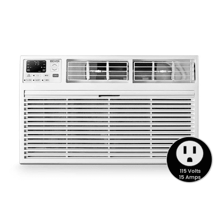 Bevoi TBEVTTW81HF 8,000 BTU Through The Wall Air Conditioner Heat and Cool 115V 15A in White