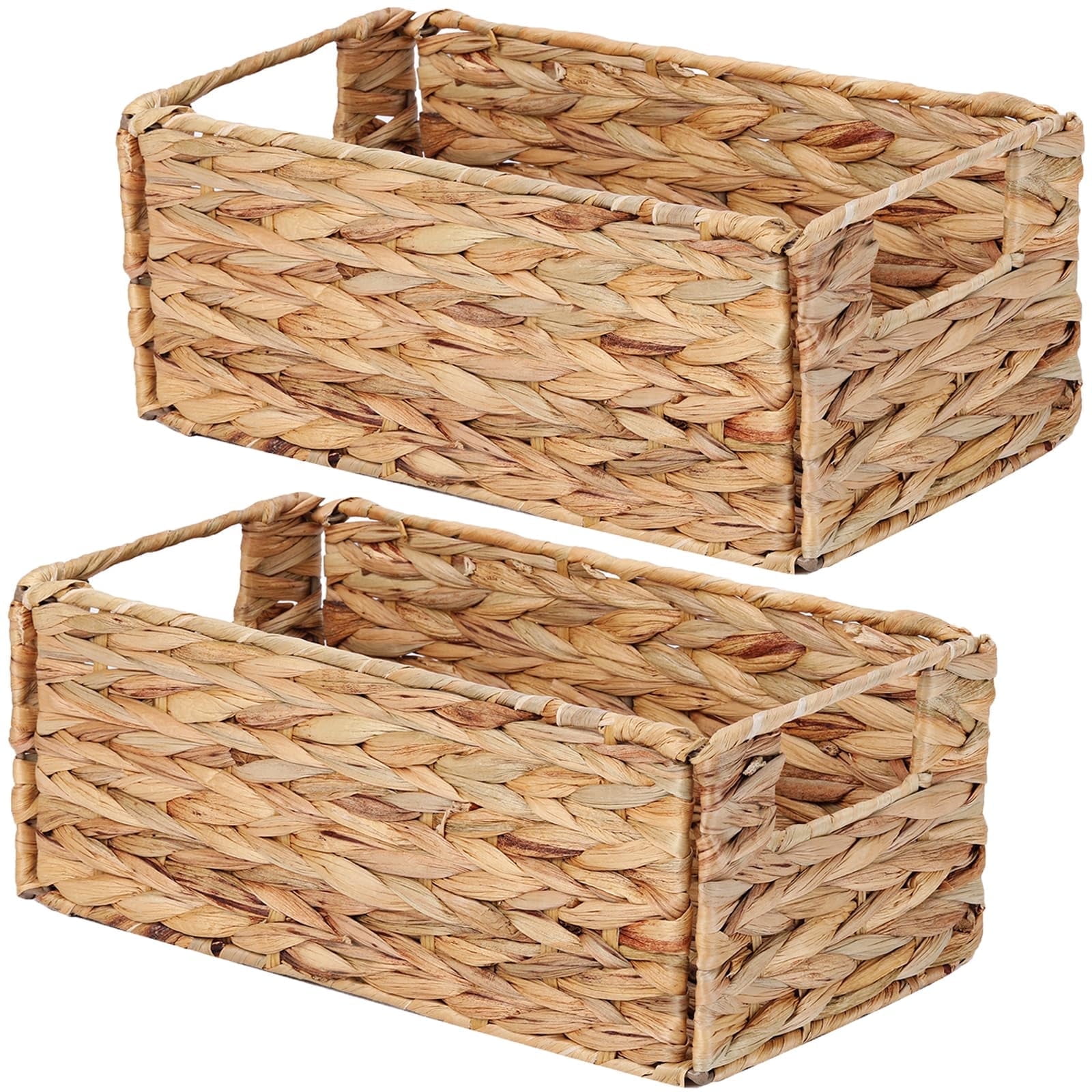 Bevtee 2 Pack Hand-Woven Water Hyacin...