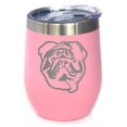 thumbnail image 1 of Bevvee Insulated Wine Tumbler 12 oz English Bulldog Face English Bulldog Owner Gifts Tumblers, 1 of 4