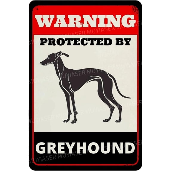 Funny 'Beware Of Dog' Tin Sign - 8x12 Inch Vintage Style Metal Sign For Fence, Wall, Or Garage