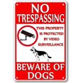 thumbnail image 1 of Beware Of Dog Sign Beware Of The Dog The Cat Is Shady Too Tin Sign Funny Dog Warning Metal Signs Dog Signs For Yard Fence Guard Dog Sign Outdoor Decor Gifts 8x12 Inches, 1 of 5