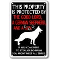 thumbnail image 1 of Beware Of Dog Sign No Trespassing Dogs Yard Sign Dog Warning Signs For Fence Private Property Metal Tin Sign No Soliciting Dog On Premises Enter At Own Risk Dog May Bite Keep Away From Fence 4th Of, 1 of 5