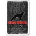 thumbnail image 1 of Beware Of Dog Signs For Fence Warning Tin Signs Beware Of Dog Yard Sign Funny Beware Of Dog Sign Warning Signs For Property Metal Dogs On Premises Sign Do Not Enter Signs Outdoor 8x12 Inch, 1 of 5