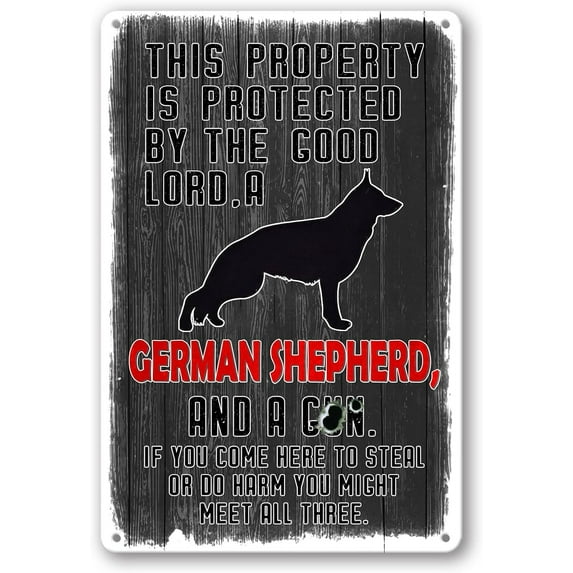 Beware Of Dog Signs For Fence Warning Tin Signs Beware Of Dog Yard Sign Funny Beware Of Dog Sign Warning Signs For Property Metal Dogs On Premises Sign Do Not Enter Signs Outdoor 8x12 Inch