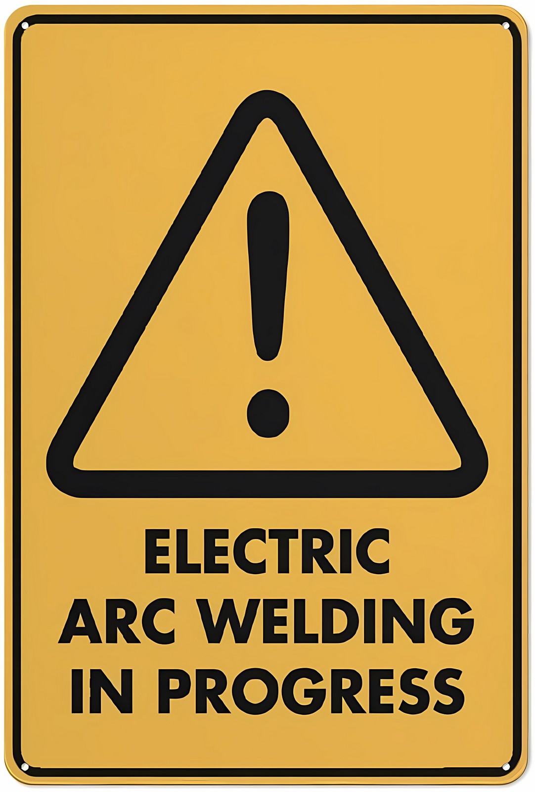 Beware Electric Arc Welding in Progress Aluminum Sign 12 x 8 Inches ...