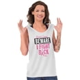 thumbnail image 1 of Beware Fight Back Breast Cancer Pink Tank Top Tee Shirt Women Brisco Brands S, 1 of 2