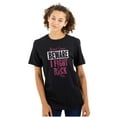 thumbnail image 1 of Beware Fight Back Breast Cancer Pink Women's Graphic T Shirt Tees Brisco Brands M, 1 of 5
