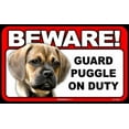 thumbnail image 1 of Beware Guard Dog On Duty Sign - Puggle, 1 of 1