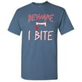 thumbnail image 1 of Beware I Byte Sarcastic Halloween Humor Graphic Novelty Funny T Shirt, 1 of 5