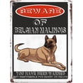 thumbnail image 1 of Beware Of Belgian Malinois Funny Tin Signs Wall Decor Man Cave Garage Far Bar Pub 12"x8" Inch, 1 of 4