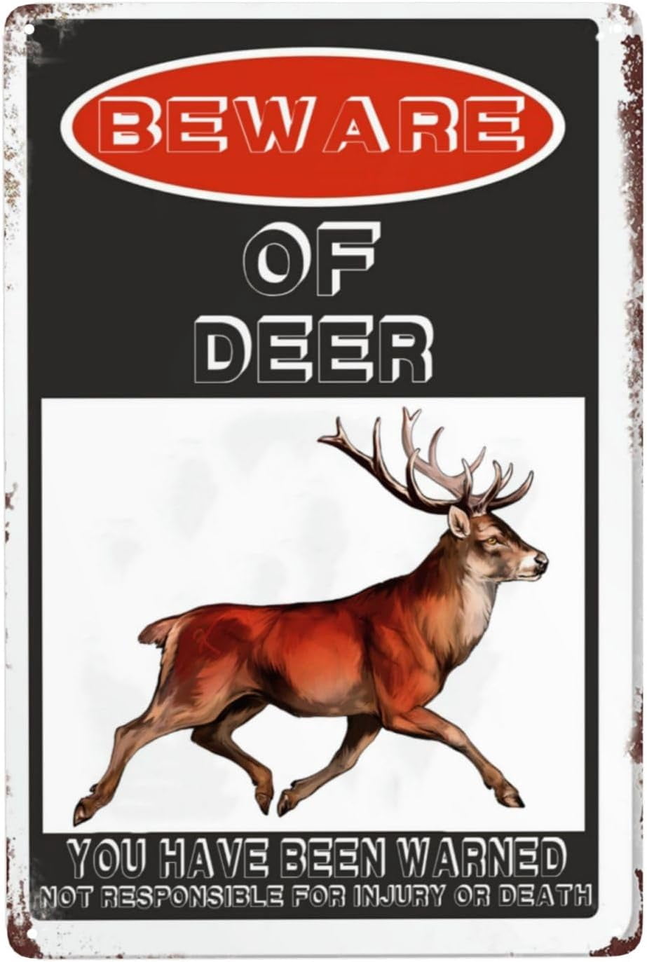 Deer In Sign Language Beware Of Deer Sign,12